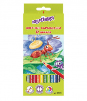 Карандаши цветные ЮНЛАНДИЯ В ГОСТЯХ У БУКАШЕК, 12 цветов, шестигранные, грифель 3 мм купить оптом и в розницу Карандаши цветные ЮНЛАНДИЯ В ГОСТЯХ У БУКАШЕК, 12 цветов, шестигранные, грифель 3 мм купить оптом и в розницу на базе игрушек